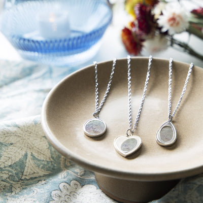 Oval Fingerprint Pendant - Front Range