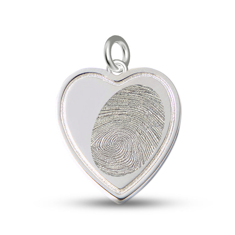 Heart Fingerprint Pendant